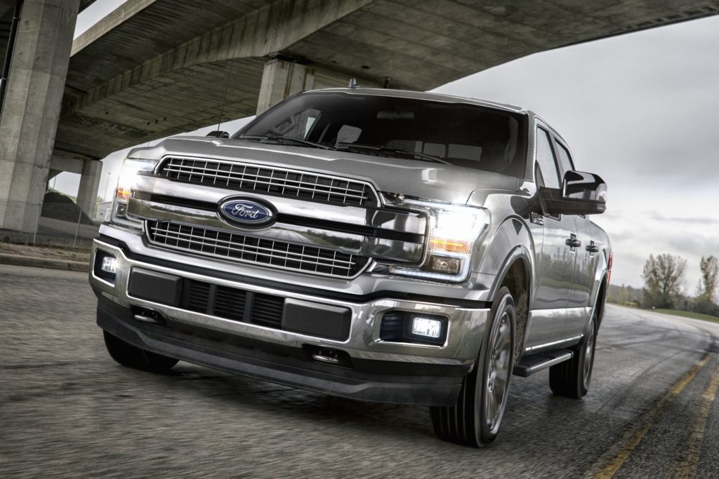 Grey Ford F-150 Lariat