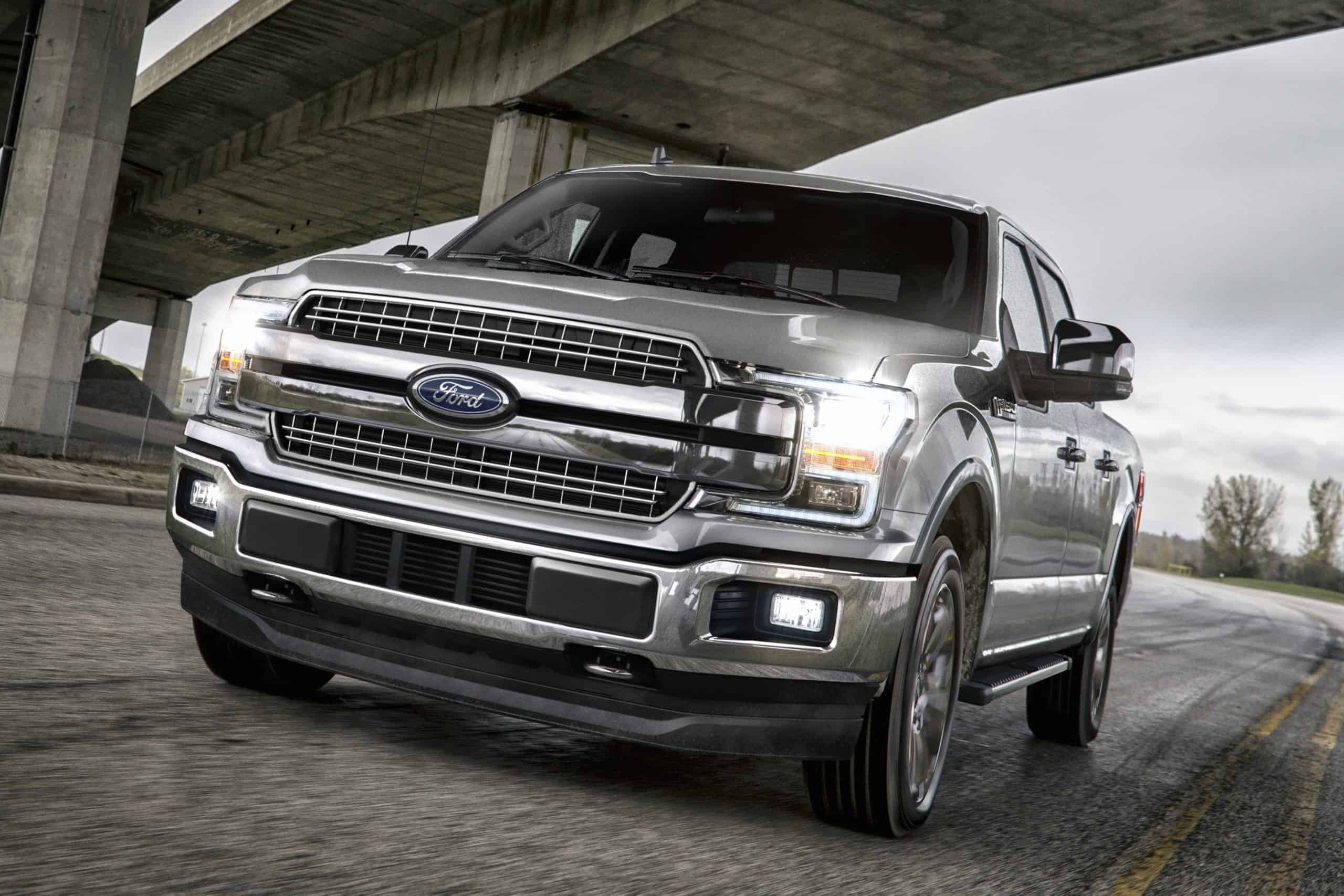 Grey Ford F-150 Lariat