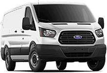 White Ford Transit